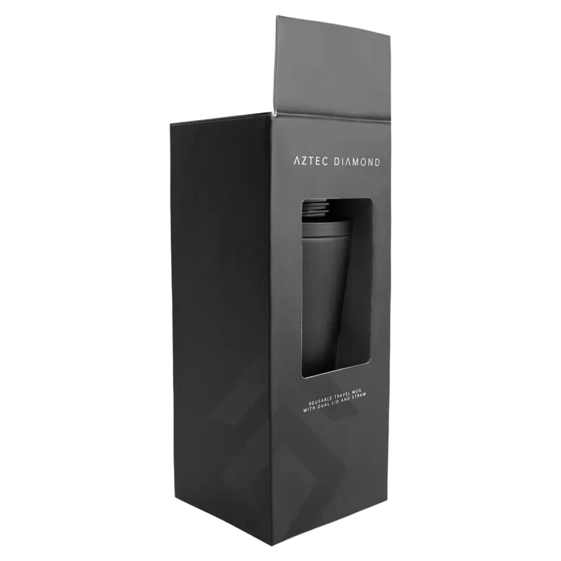 Aztec Diamond Travel Mug - Black-3
