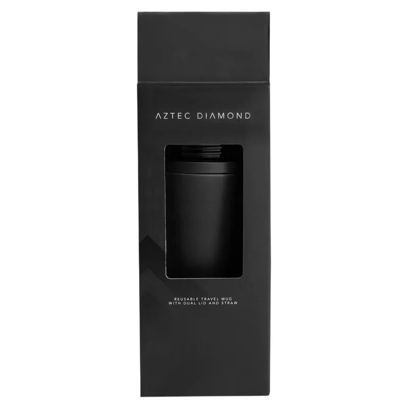 Aztec Diamond Travel Mug - Black-4