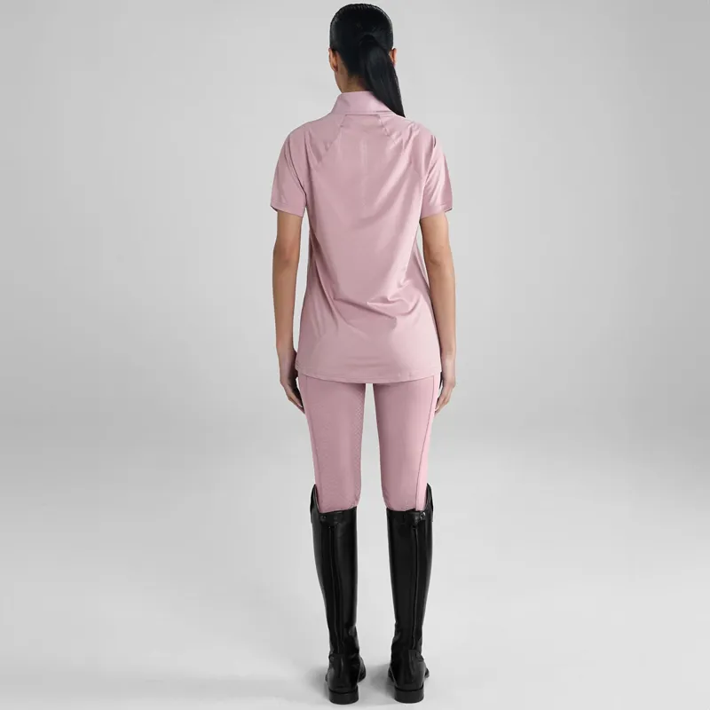 Aztec Diamond Ventilated Women's Short Sleeve Shirt - Pink Pre-Order-2