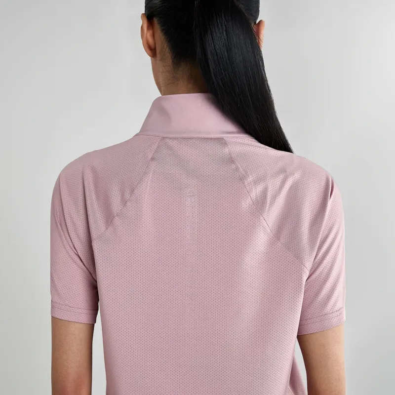 Aztec Diamond Ventilated Women's Short Sleeve Shirt - Pink Pre-Order-4