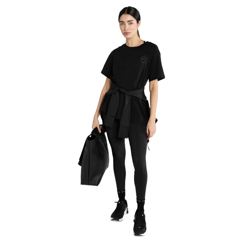 Aztec Diamond Womens Boxy Tee - Black-3