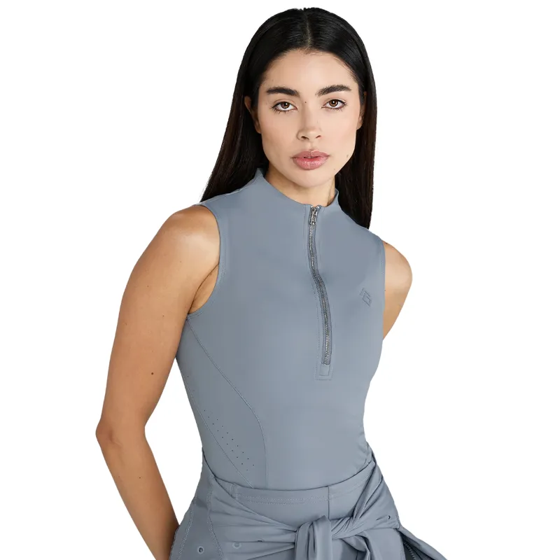 Aztec Diamond Core Sleeveless Ladies Base Layer - Ash Blue-1