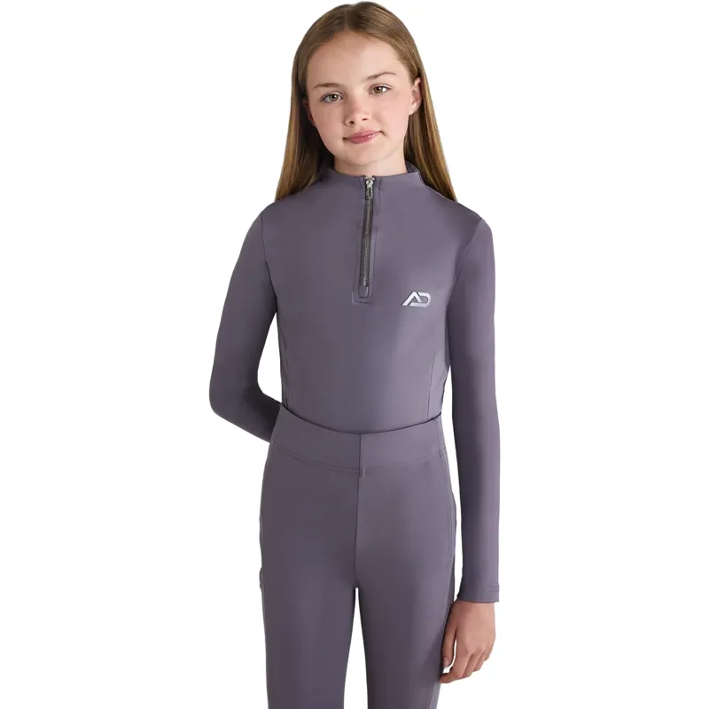 Aztec Diamond Young Rider Long Sleeve Junior Base Layer - Amethyst Pre-Order