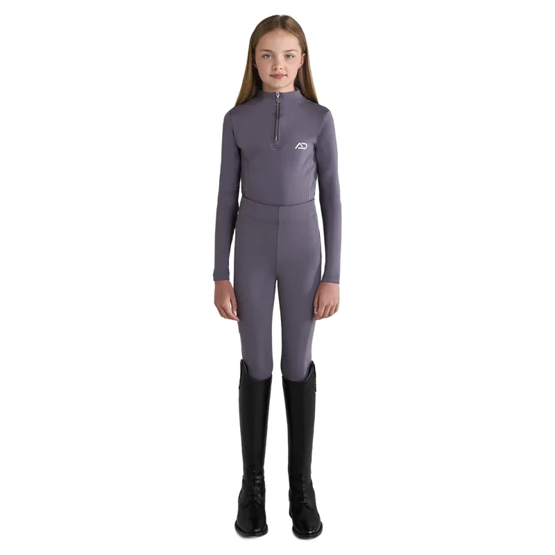 Aztec Diamond Young Rider Long Sleeve Junior Base Layer - Amethyst Pre-Order-1
