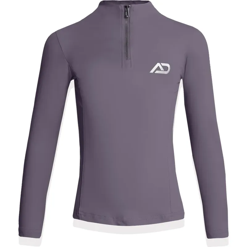 Aztec Diamond Young Rider Long Sleeve Junior Base Layer - Amethyst Pre-Order-2