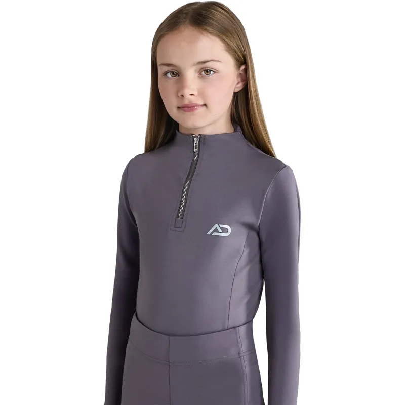 Aztec Diamond Young Rider Long Sleeve Junior Base Layer - Amethyst Pre-Order-3