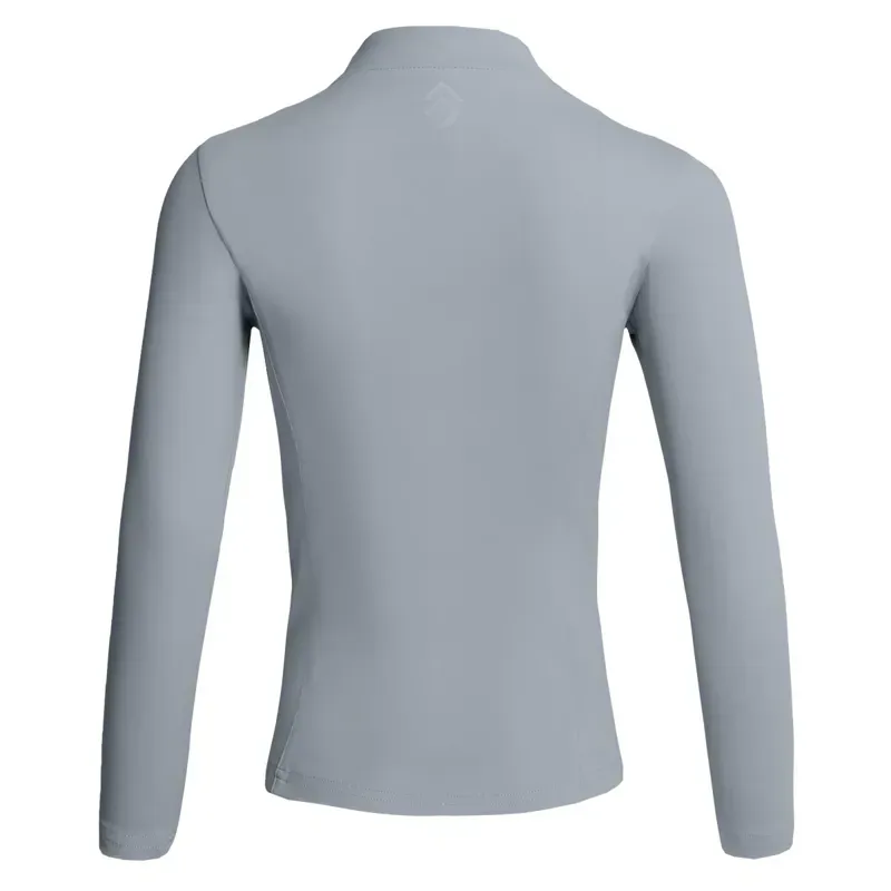 Aztec Diamond Young Rider Long Sleeve Junior Base Layer - Ash Blue-8