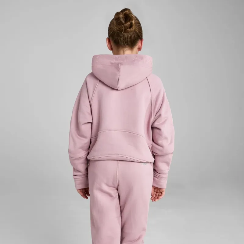 Aztec Diamond Young Rider Panel Full Zip Junior Hoodie - Pink Pre-Order-4