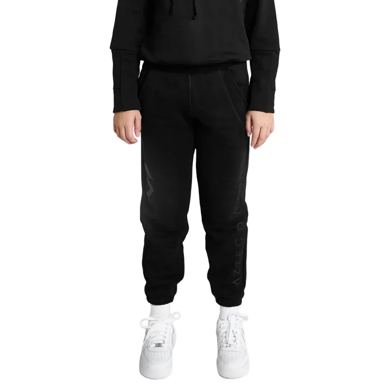 Aztec Diamond Young Rider Panel Junior Sweatpants - Black