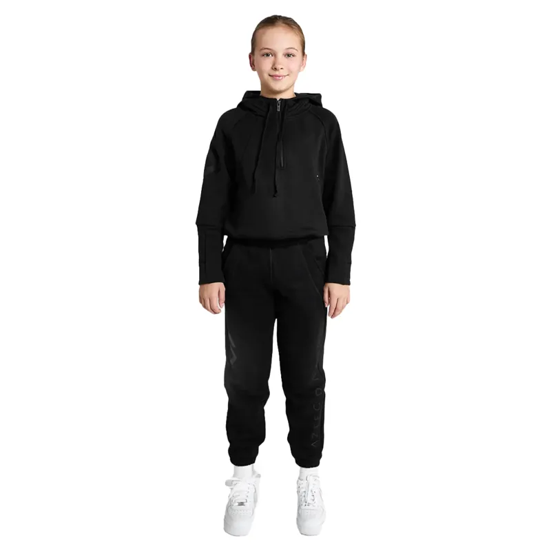 Aztec Diamond Young Rider Panel Junior Sweatpants - Black-1