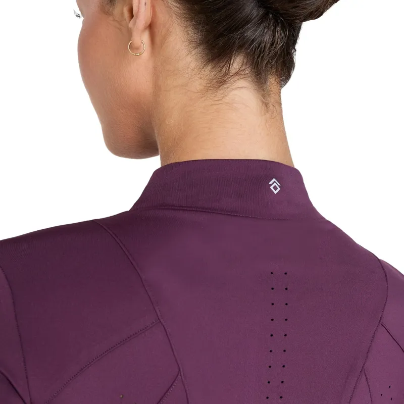 Aztec Diamond Core Long Sleeve Womens Base Layer - Plum Pre-Order-6