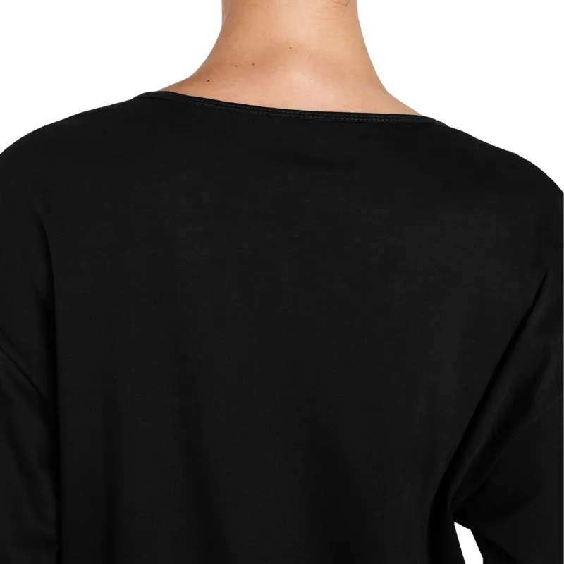 Aztec Diamond Loose Emboss Womens Tee - Black Pre-Order-7