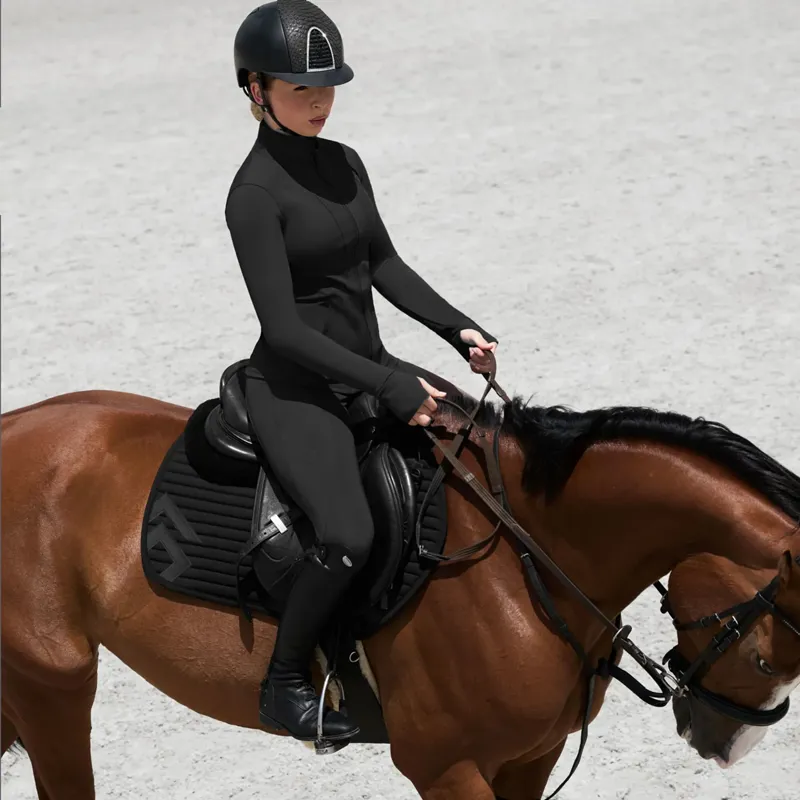 Aztec Diamond Core Saddlecloth - Black-2