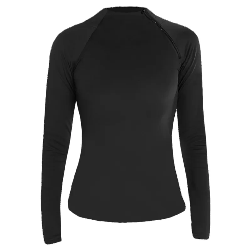 Aztec Diamond Soft Fleece Womens Thermal Base Layer - Black Pre-Order-1