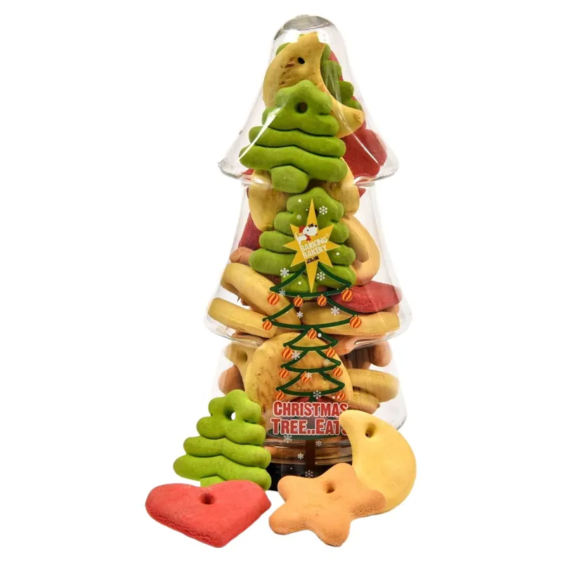 Barking Bakery Christmas Tree-Eats Festive Dog Treats