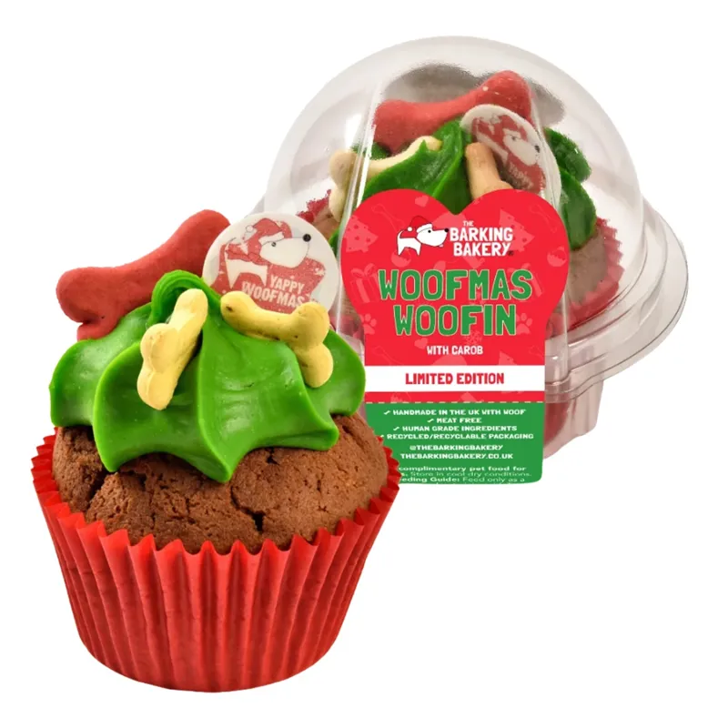 Barking Bakery Woofmas Woofin Dog Cupcake Treat-2