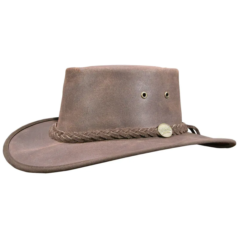 Barmah Oiled Hat - Dark Brown