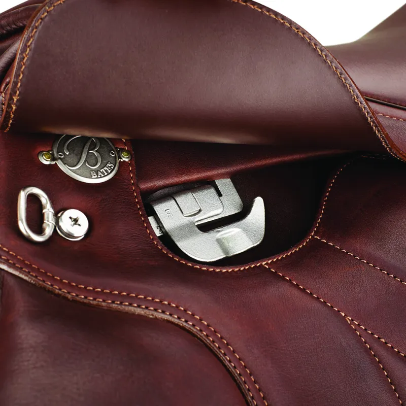 Bates All Purpose SC+ Opulence Leather Saddle - Classic Brown-1