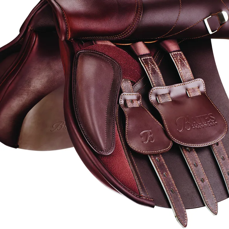 Bates All Purpose SC+ Opulence Leather Saddle - Classic Brown-3