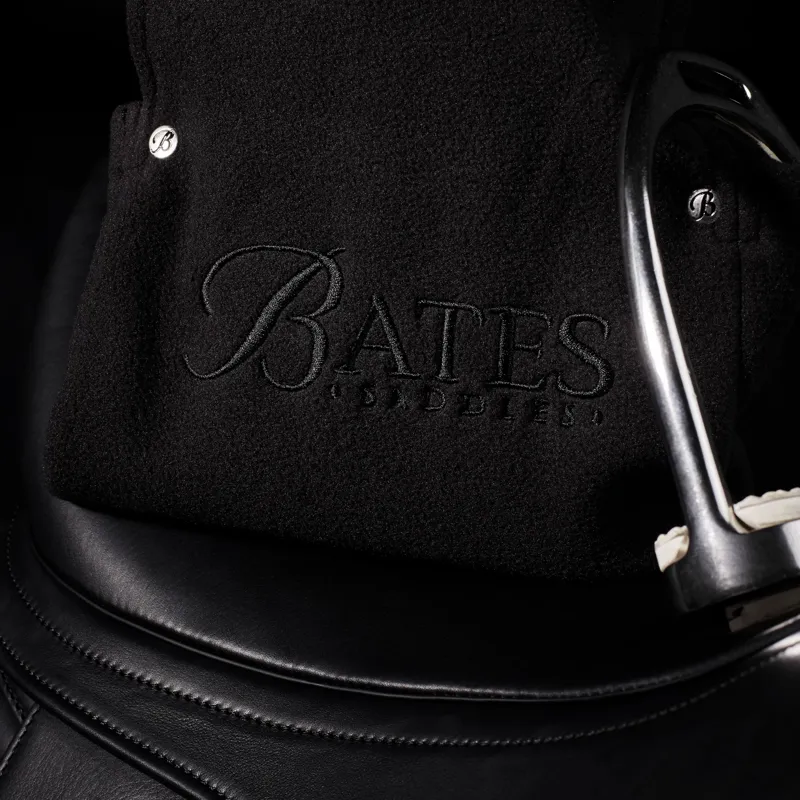 Bates Fleece Stirrup Covers - Black-1