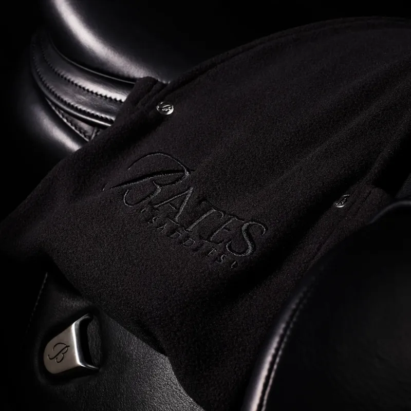 Bates Fleece Stirrup Covers - Black-2
