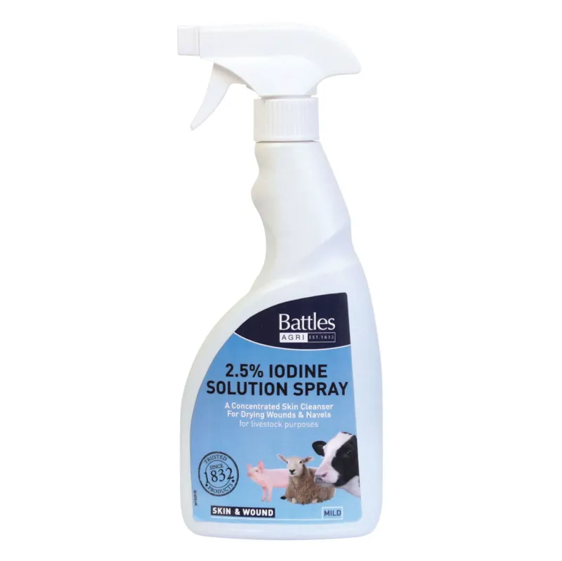 Battles 2.5% Iodine Spray - 500ml