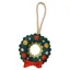 Benji and Flo Christmas Dog Toy - Ho Ho Holly Wreath