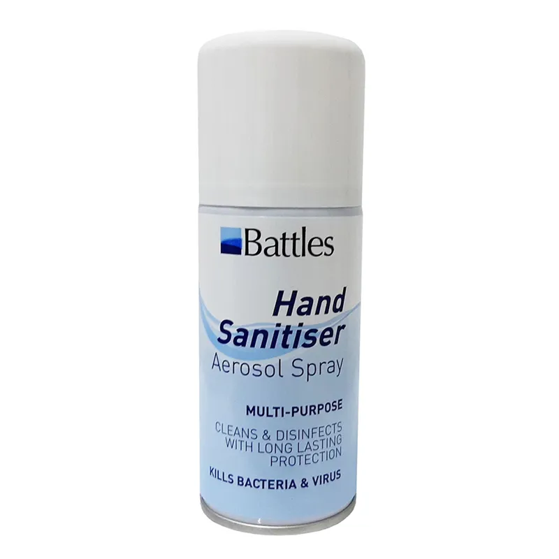 Battles Hand Sanitiser Aerosol Spray