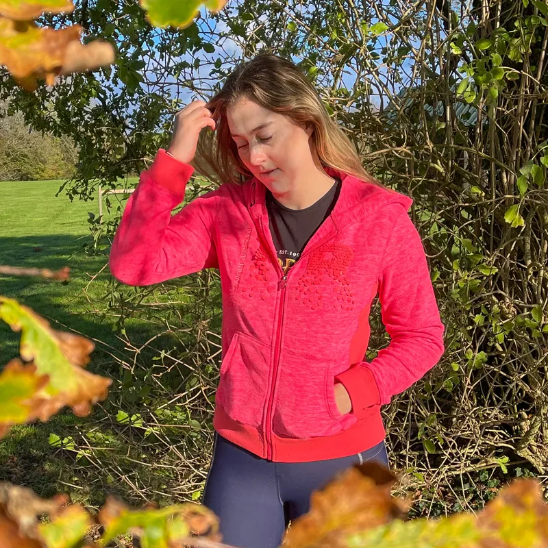 Imperial Riding Super Chill Womens Hoodie - Diva Pink Melange