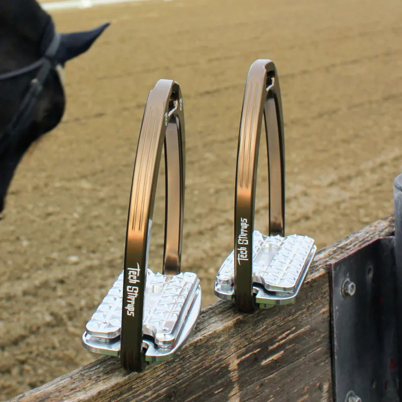 Tech Siena Plus Stirrups - Brown-1
