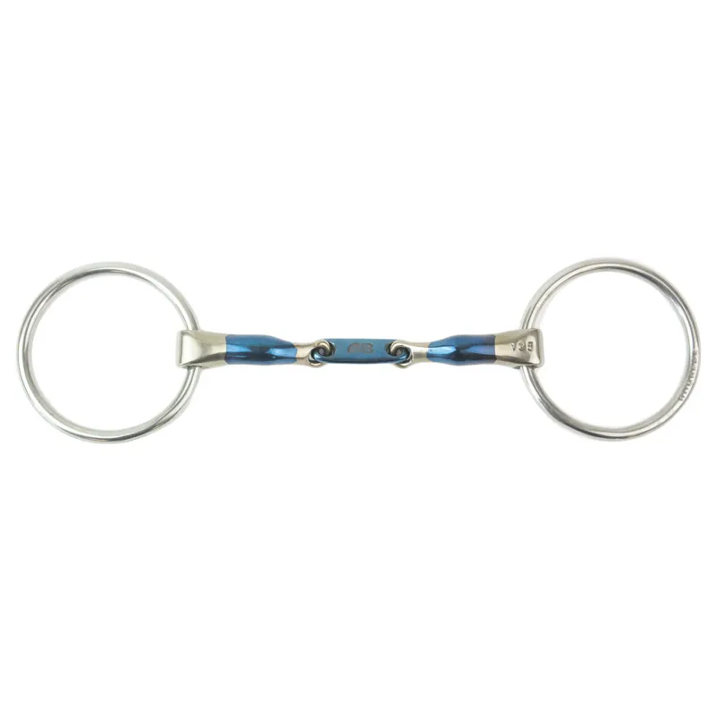 Bombers Control Plate Loose Ring Dressage Bit