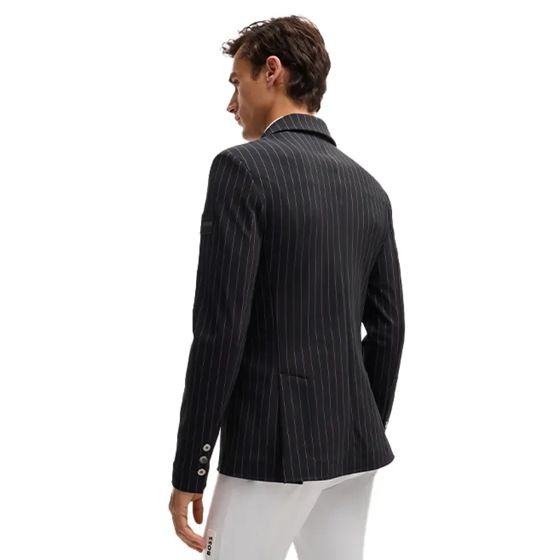 BOSS Equestrian Allen Mens Pinstripe Show Jacket - Black-2