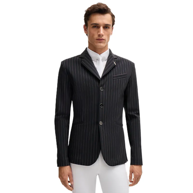 BOSS Equestrian Allen Mens Pinstripe Show Jacket - Black