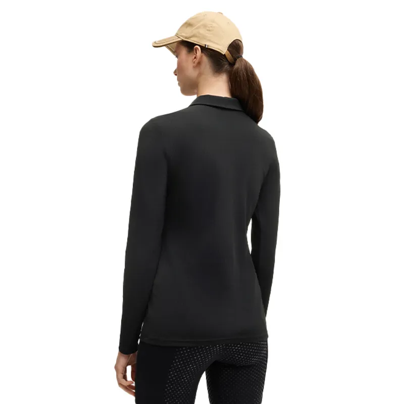 BOSS Equestrian Chess Long Sleeve Training Shirt - Black-1