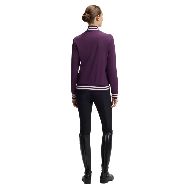 BOSS Equestrian Ava Womens Full Zip Jumper - Deep Purple-3