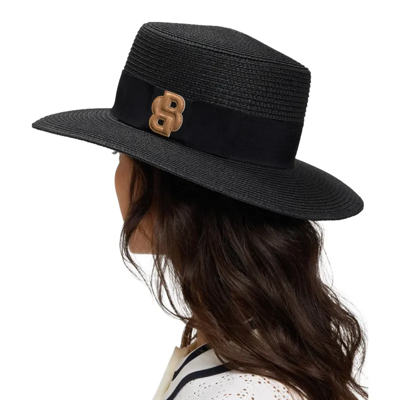 BOSS Equestrian Womens Boater Hat - Black Pre-Order-2
