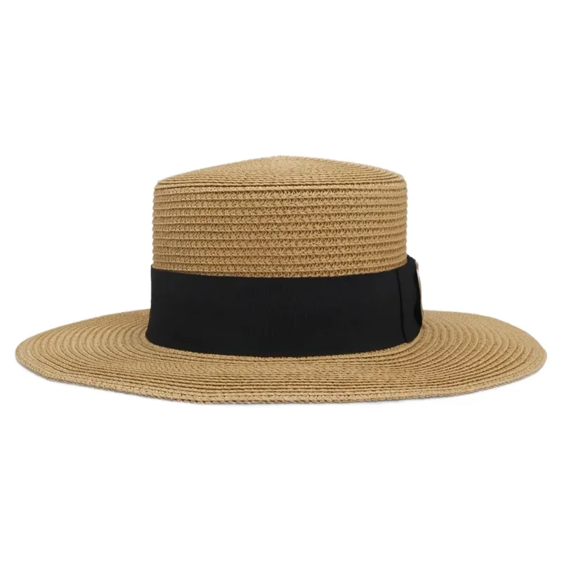 BOSS Equestrian Womens Boater Hat - Camel Pre-Order-4