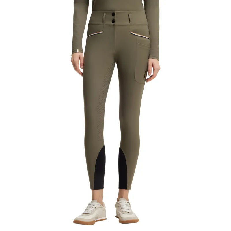 BOSS Equestrian Hailey Full Grip Womens Breeches - Tea Leaf