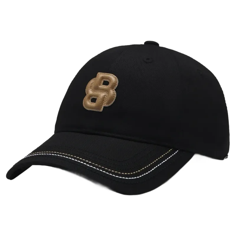 BOSS Equestrian Leather Cap - Black Pre-Order
