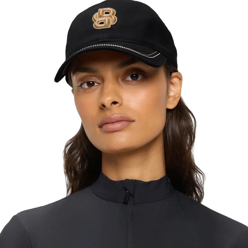 BOSS Equestrian Leather Cap - Black Pre-Order-1
