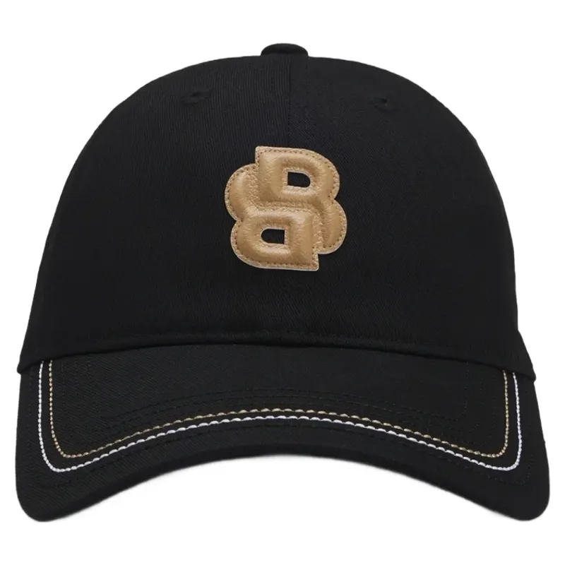 BOSS Equestrian Leather Cap - Black Pre-Order-2