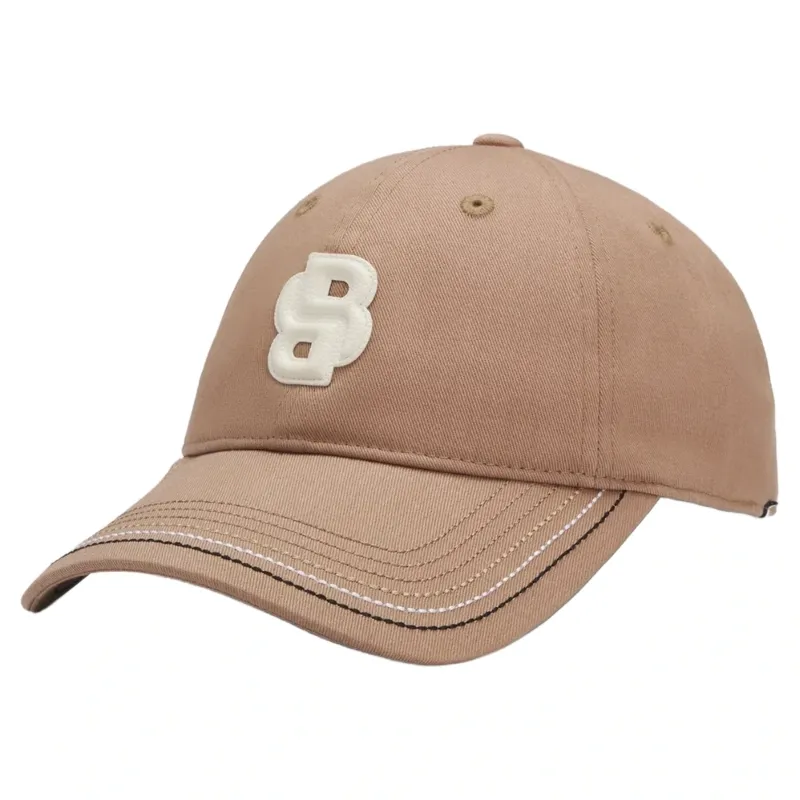 BOSS Equestrian Leather Cap - Camel Pre-Order