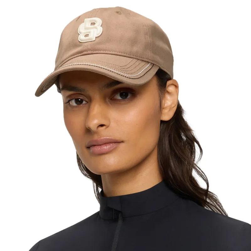 BOSS Equestrian Leather Cap - Camel Pre-Order-2