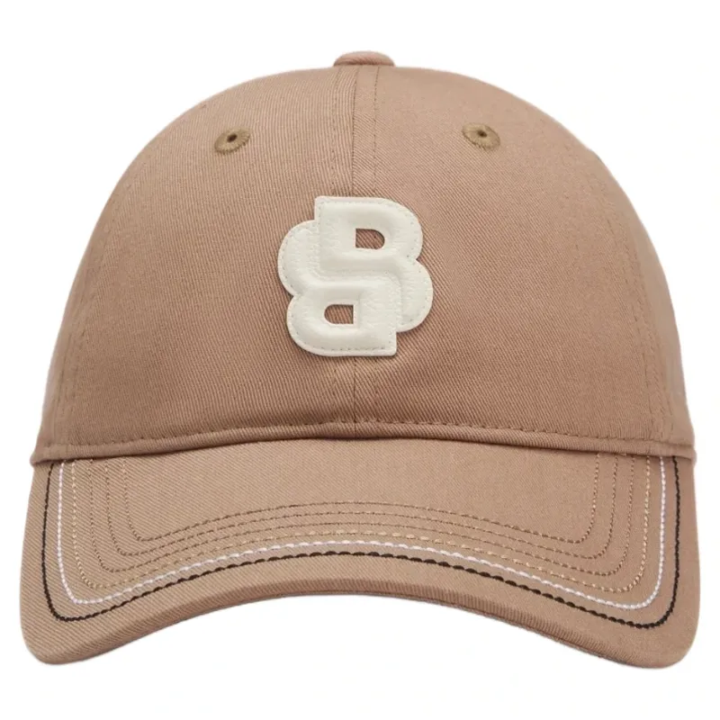 BOSS Equestrian Leather Cap - Camel Pre-Order-3