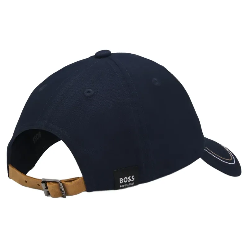 BOSS Equestrian Leather Cap - Sky Captain Pre-Order-3