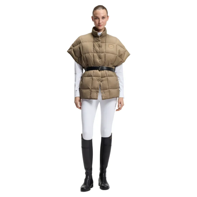 BOSS Equestrian Demi Womens Puffer Cape - Walnut-4