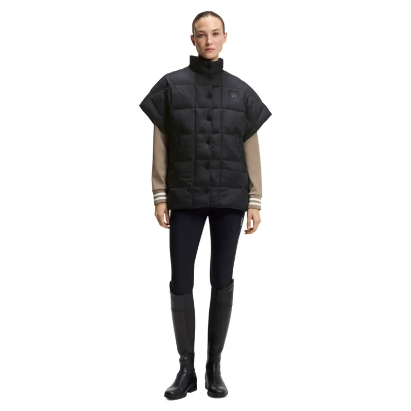 BOSS Equestrian Demi Womens Puffer Cape - Black-3