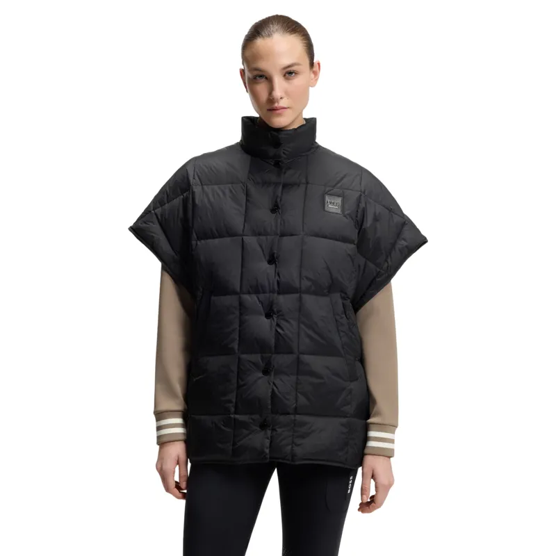 BOSS Equestrian Demi Womens Puffer Cape - Black