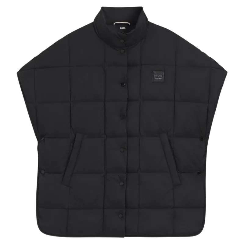 BOSS Equestrian Demi Womens Puffer Cape - Black-2
