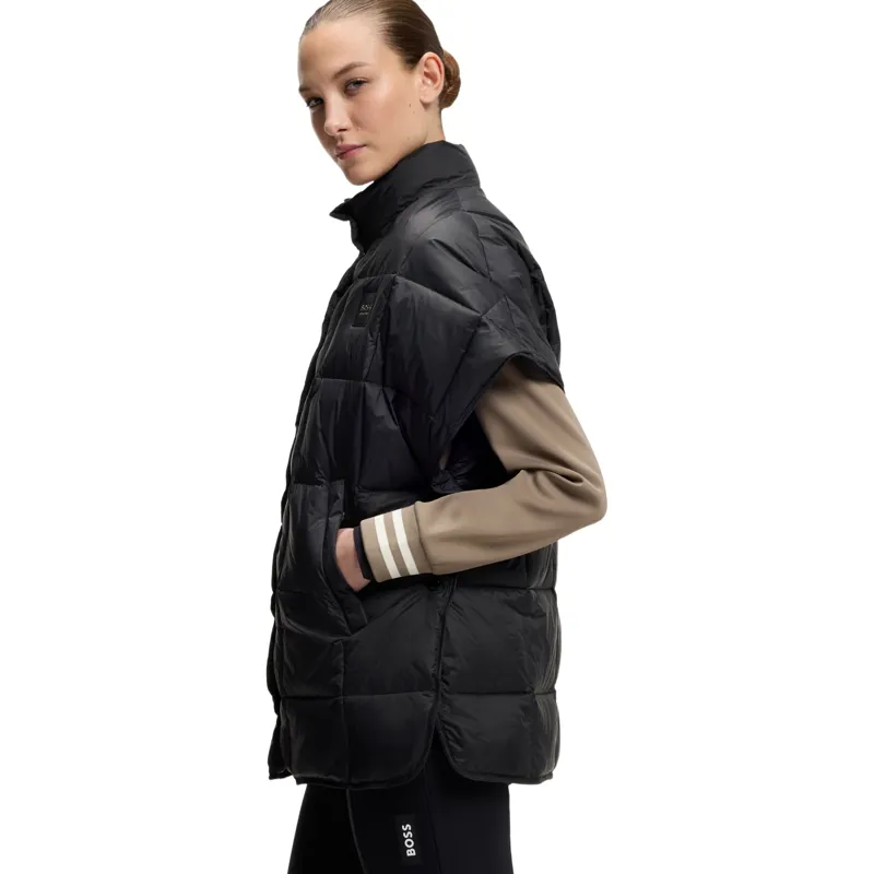 BOSS Equestrian Demi Womens Puffer Cape - Black-6